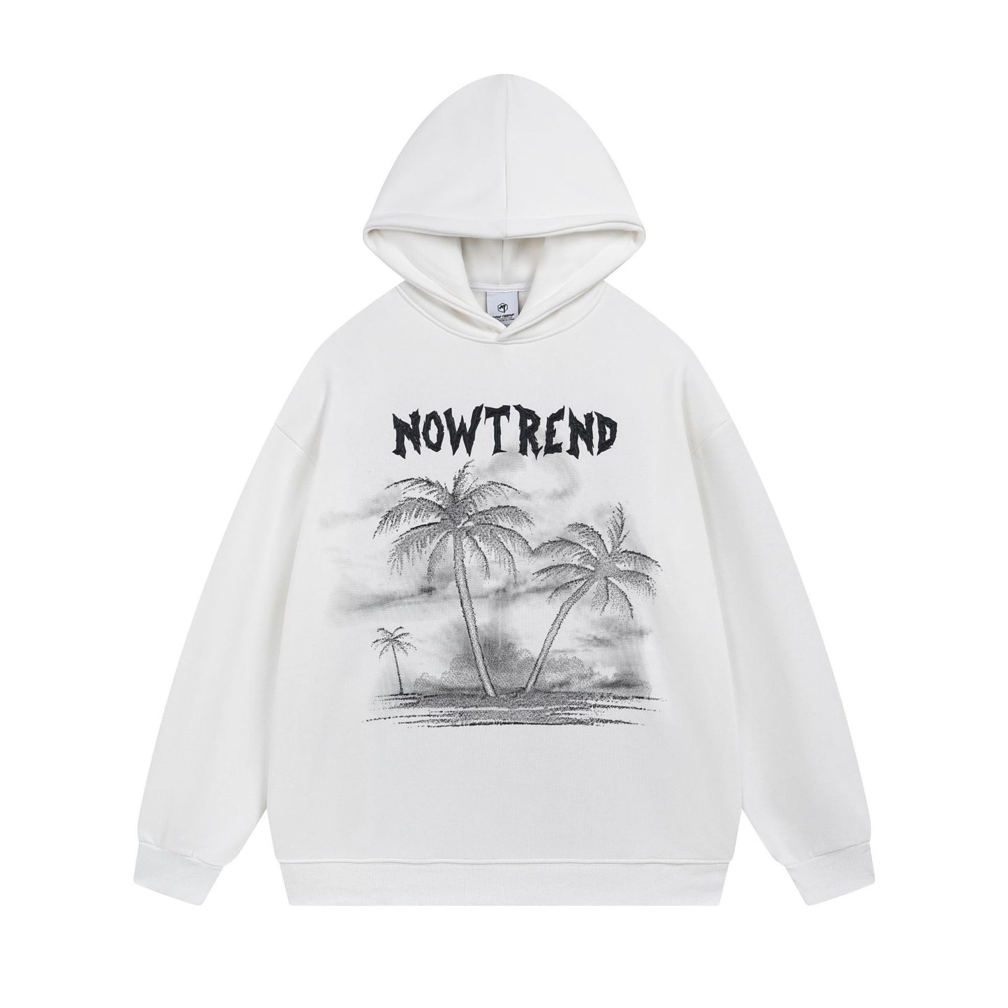 Retro Polar Fleece Hooded Sweater