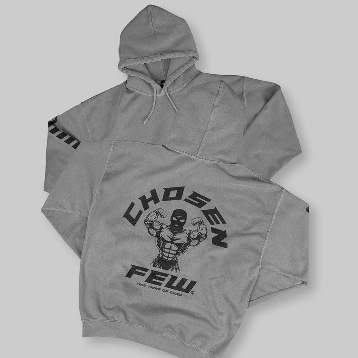 Men's Casual Hooded Black Jacket Hoodie