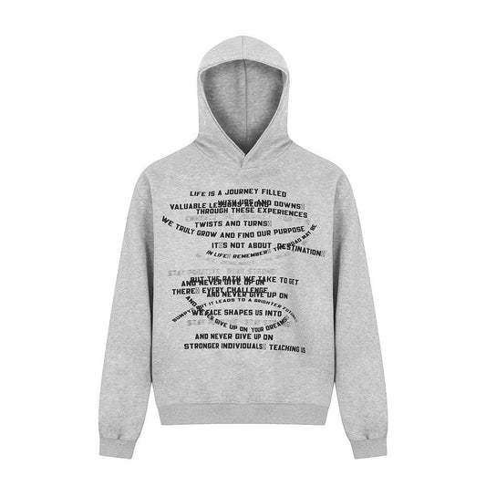 American High Street Letter Printed Hoodie