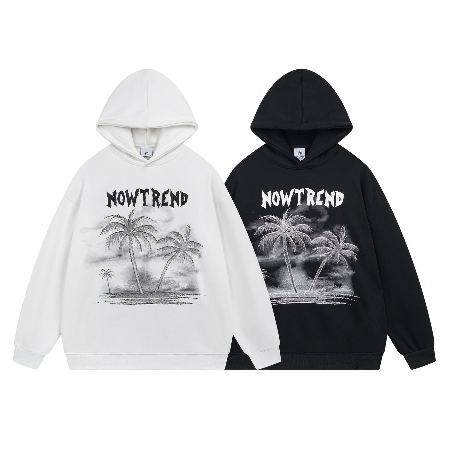 Retro Polar Fleece Hooded Sweater