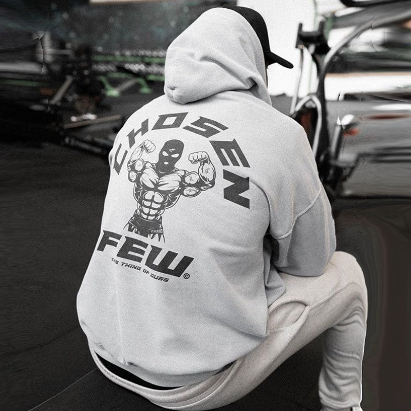 Men's Casual Hooded Black Jacket Hoodie