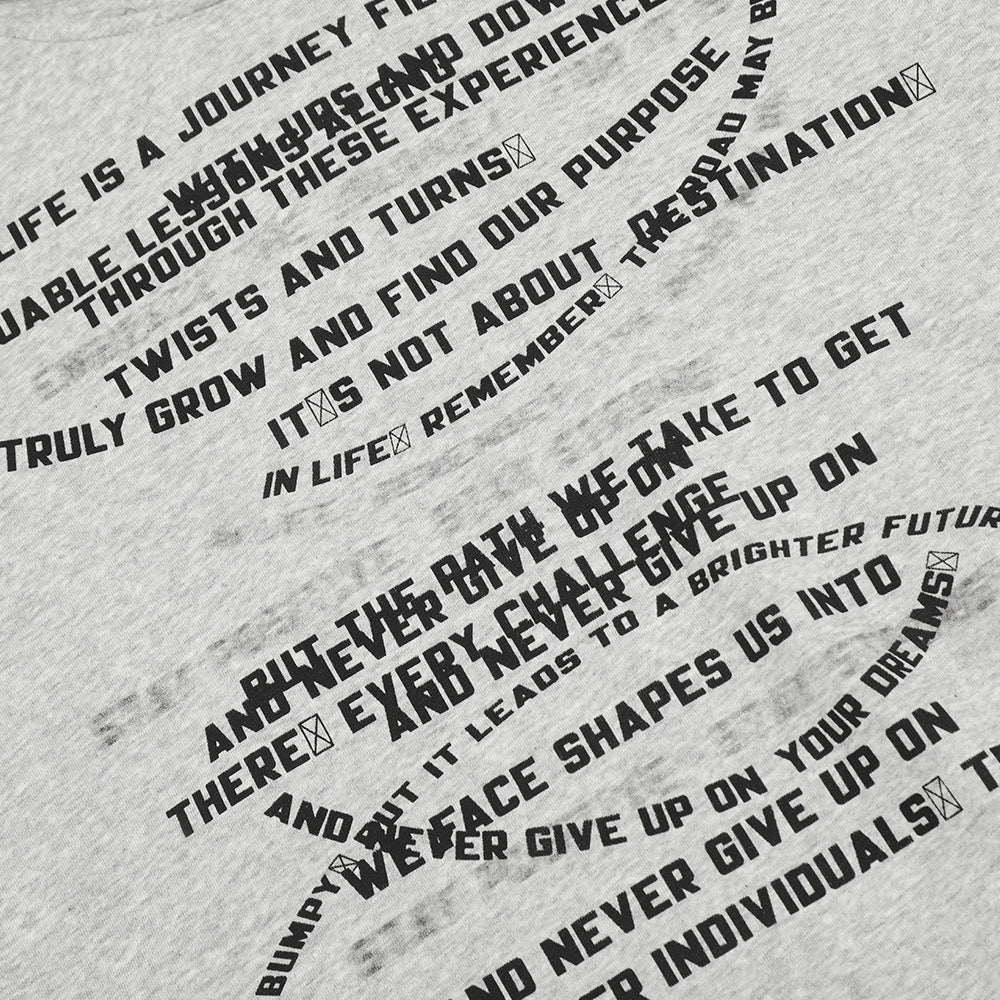 American High Street Letter Printed Hoodie